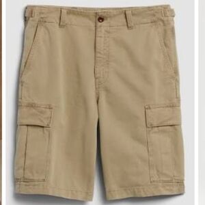 Banana Republic Men's Cargo Shorts Size 34 Maverick Tan 100% Cotton